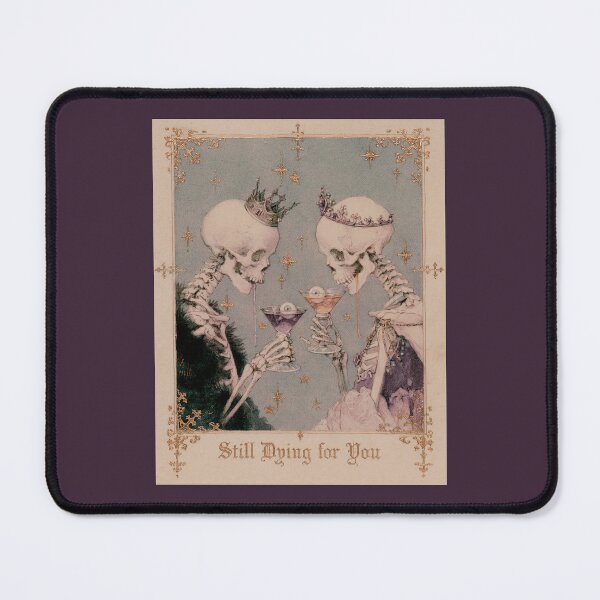 Item preview, Still Dying for You - Gothic Skeleton Couple Romantic Art designed and sold by AL Gothic Whimsy.