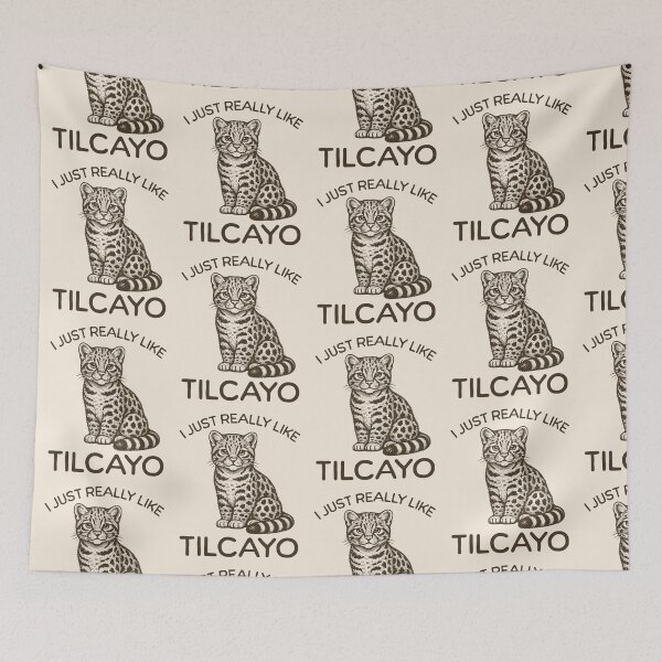 Item preview, I Just Really Like Tilcayo Wild Cat Lover designed and sold by KLArtzStore.