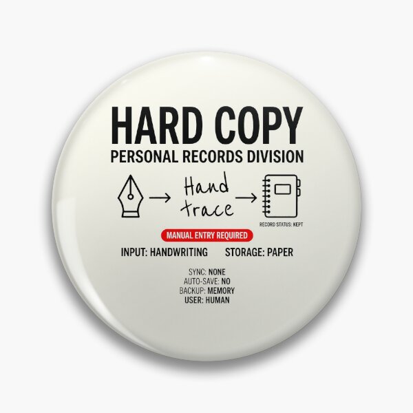 Item preview, Hard Copy Handwriting Paper Planner Analog Culture designed and sold by SplashTastic.