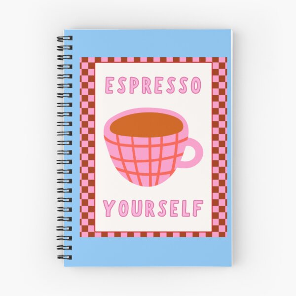 Item preview, Espresso Yourself Pink Checkered Mug designed and sold by CaffeineCllub.