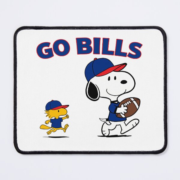 Item preview, Snoopy & Woodstock Buffalo Bills Football Retro F634 designed and sold by GLUVY-THEME.