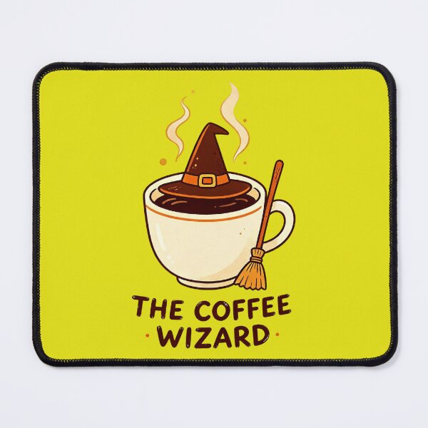 Item preview, The Coffee Wizard Funny Halloween Graphic | Ur Moments Studio designed and sold by urmoments.