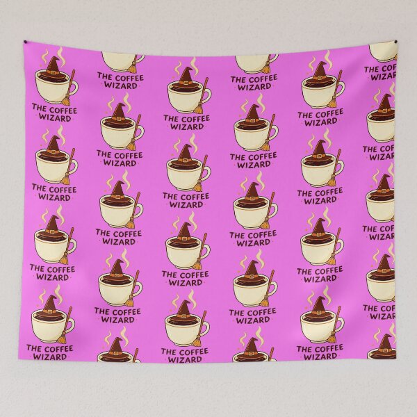 Item preview, The Coffee Wizard Funny Halloween Graphic | Ur Moments Studio designed and sold by urmoments.