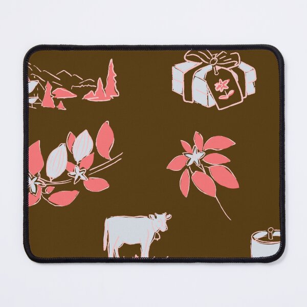 Item preview, Swiss Alpine Chocolate Toile Cocoa Rose A12 designed and sold by MaddaMom.