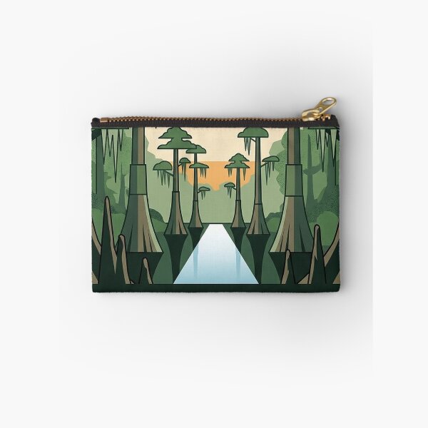 Item preview, Suwannee River Georgia Geometric Hexagon Sticker - Stephen C. Foster State Park Cypress designed and sold by DetourDgn.