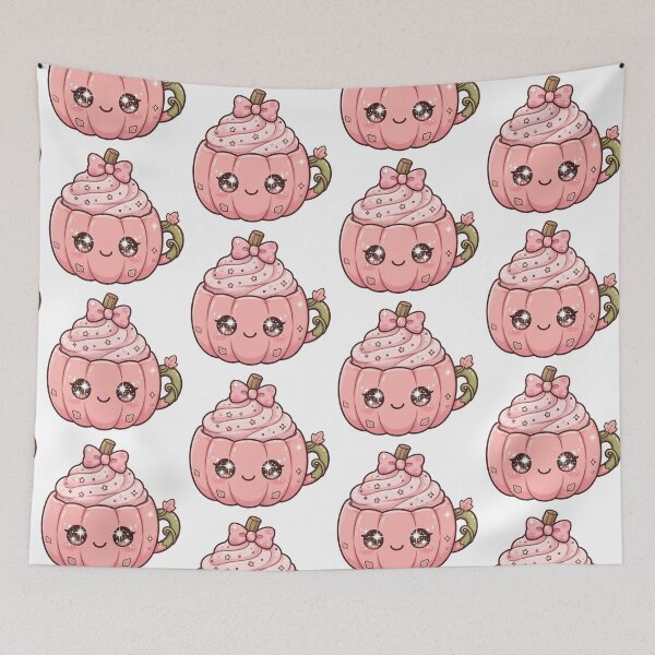 Item preview, Cute pink pumpkin drink designed and sold by priyankajustine.