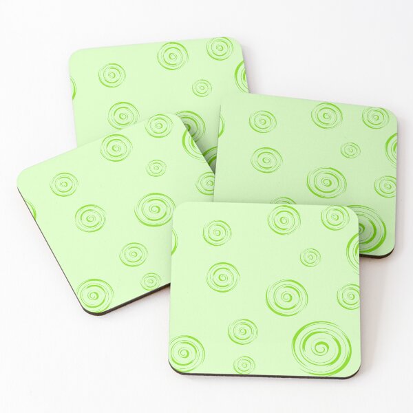 Item preview, Green sage water ripples pattern designed and sold by Ameliatra Design.