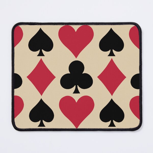 Item preview, Large Card suits - Playing Card Suits Pattern Red Black Hearts Spades Diamonds designed and sold by DColourMuse.