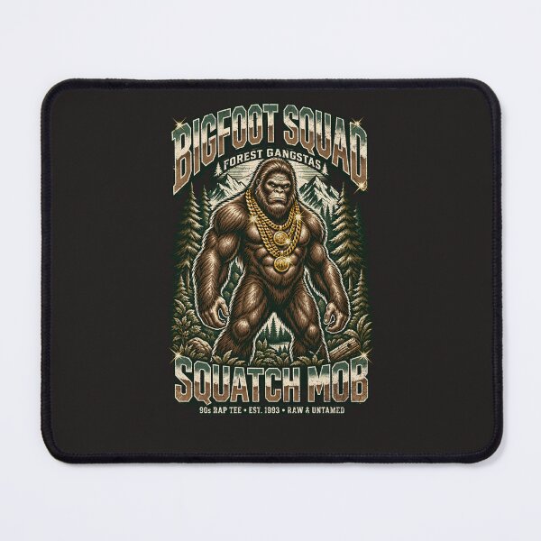 Item preview, Forest Gangsta Bigfoot designed and sold by AwesomeBeyondLimits.
