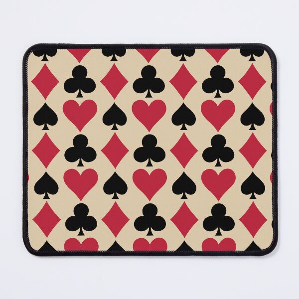 Item preview, Medium Card suits - Playing Card Suits Pattern Red Black Hearts Spades Diamonds designed and sold by DColourMuse.