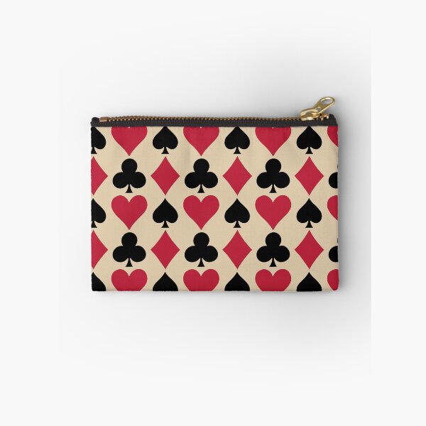 Item preview, Medium Card suits - Playing Card Suits Pattern Red Black Hearts Spades Diamonds designed and sold by DColourMuse.
