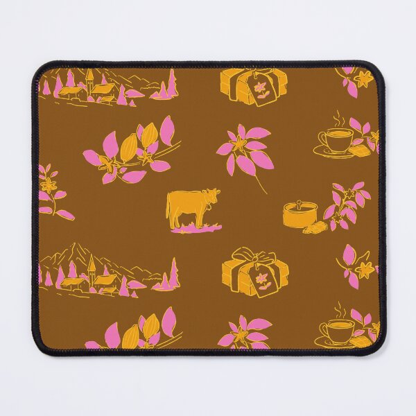 Item preview, Swiss Alpine Chocolate Modern Toile Cocoa Fuchsia A10 designed and sold by MaddaMom.