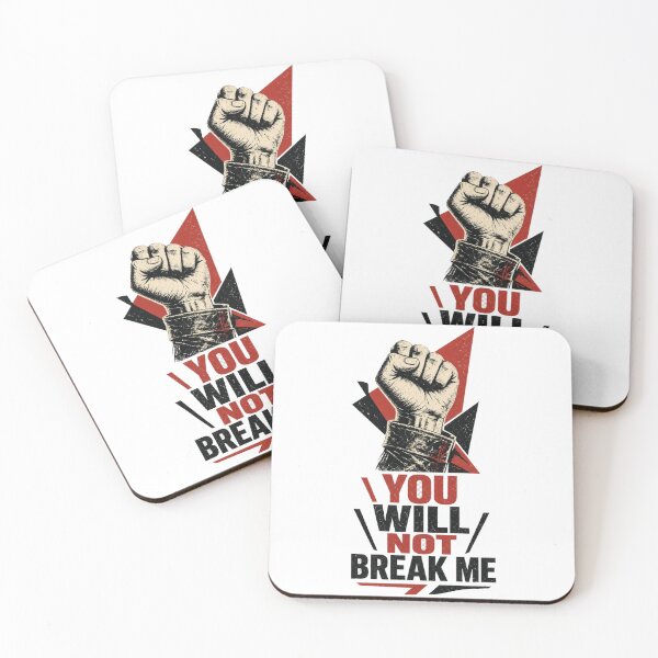 Item preview, Dungeon Crawler Carl You Will Not Break Me Resistance Fist LitRPG Poster Art designed and sold by BrashBear.