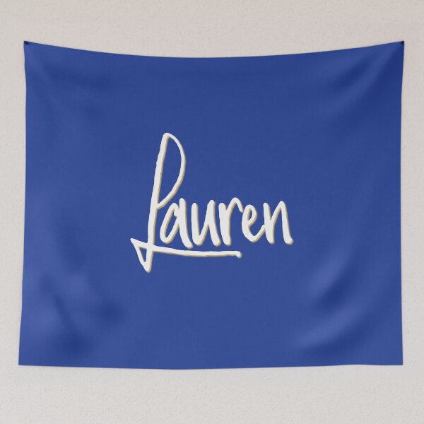 Artikelvorschau, LAUREN personalisiertes Schriftdesign entworfen und verkauft von CharlottePlaceArt.