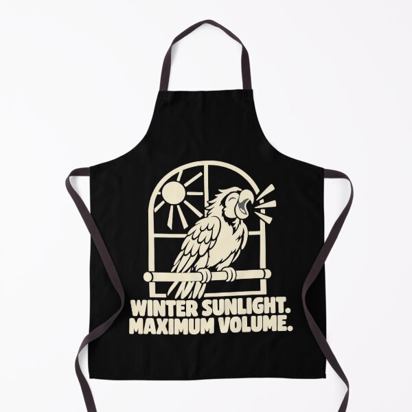 Item preview, Winter Sunlight Maximum Volume Parrot Humor designed and sold by DreamLayerStudio.
