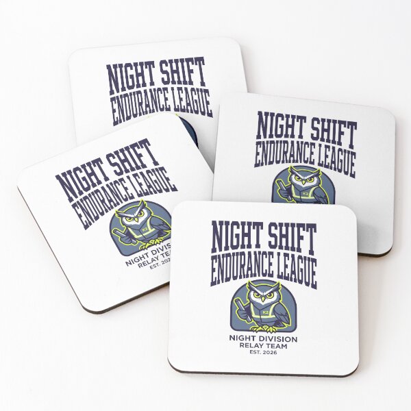 Item preview, Night Shift Endurance League Owl Relay Team Mascot designed and sold by SplashTastic.