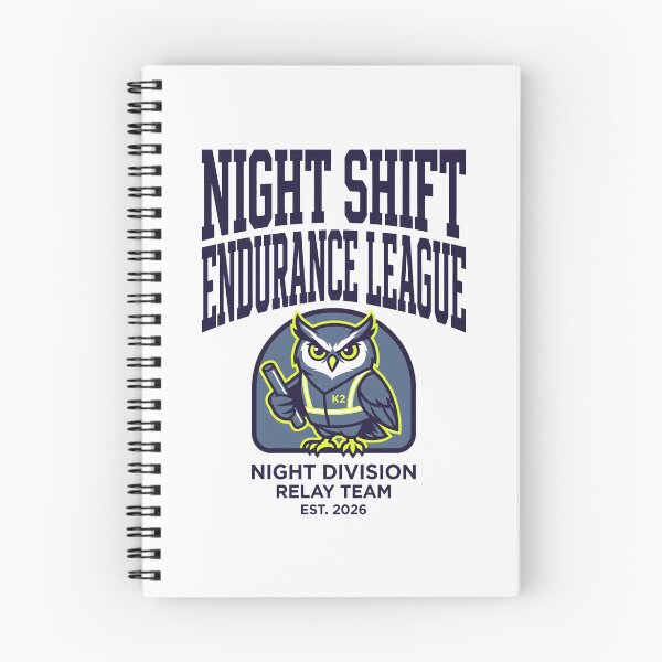 Item preview, Night Shift Endurance League Owl Relay Team Mascot designed and sold by SplashTastic.