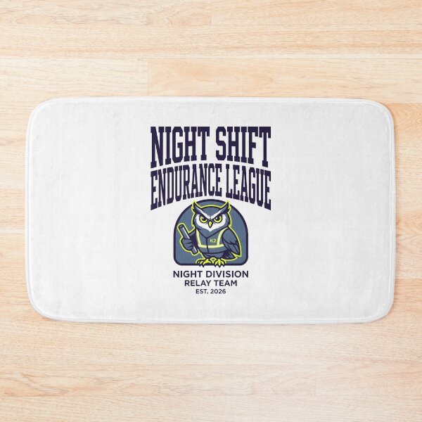 Item preview, Night Shift Endurance League Owl Relay Team Mascot designed and sold by SplashTastic.