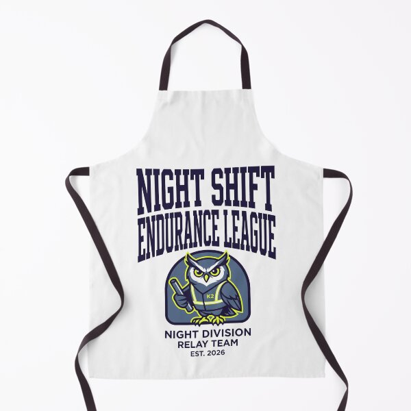 Item preview, Night Shift Endurance League Owl Relay Team Mascot designed and sold by SplashTastic.