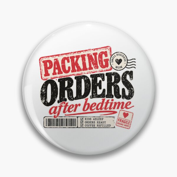 Item preview, Packing Orders After Bedtime – Small Business Mom designed and sold by HH Design House.