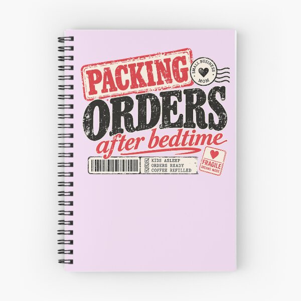 Item preview, Packing Orders After Bedtime – Small Business Mom designed and sold by dr-Hana.
