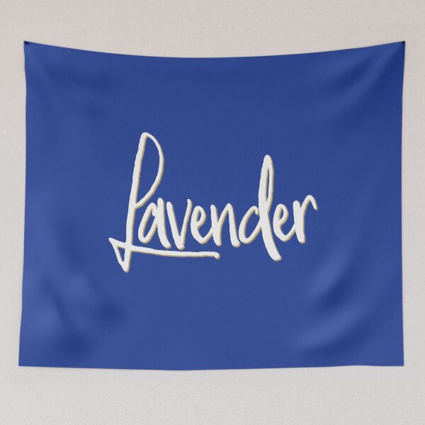 Item preview, LAVENDER personalized type design designed and sold by CharlottePlaceArt.