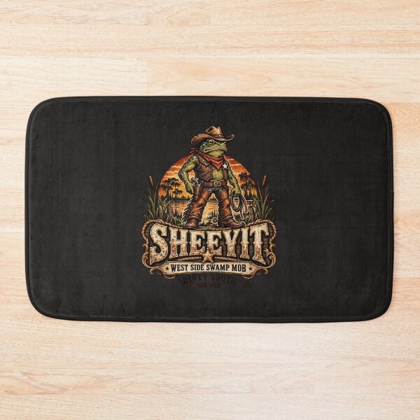 Item preview, Sheeyit Swamp Sheriff Frog designed and sold by AwesomeBeyondLimits.