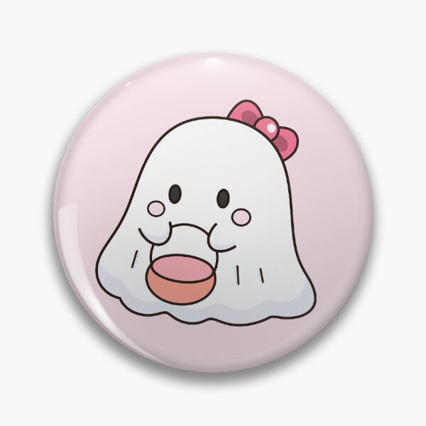 Item preview, Cute Ghost Girl Pastel Basket designed and sold by Porpor Artwork.