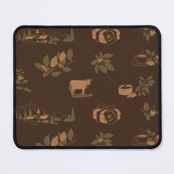 Item preview, Swiss Alpine Chocolate Toile Forest Truffle A11 designed and sold by MaddaMom.