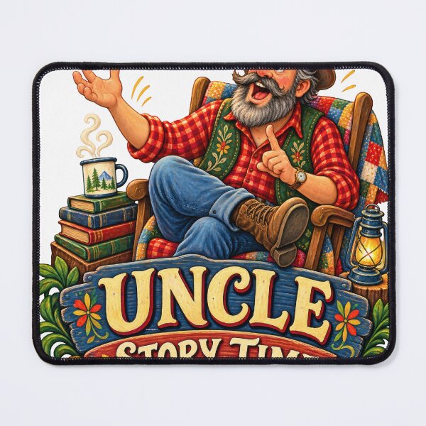 Item preview, Uncle Story Time Painted Balkan Family designed and sold by OfficialBalkan.