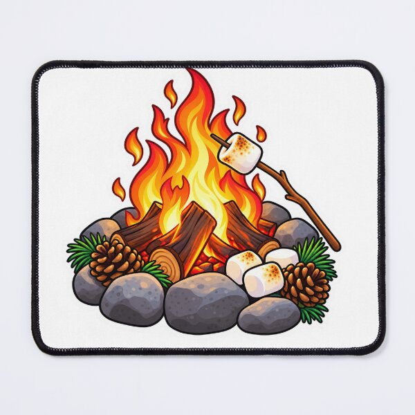 Item preview, Marshmallow campfire designed and sold by FriendlyManitoba.