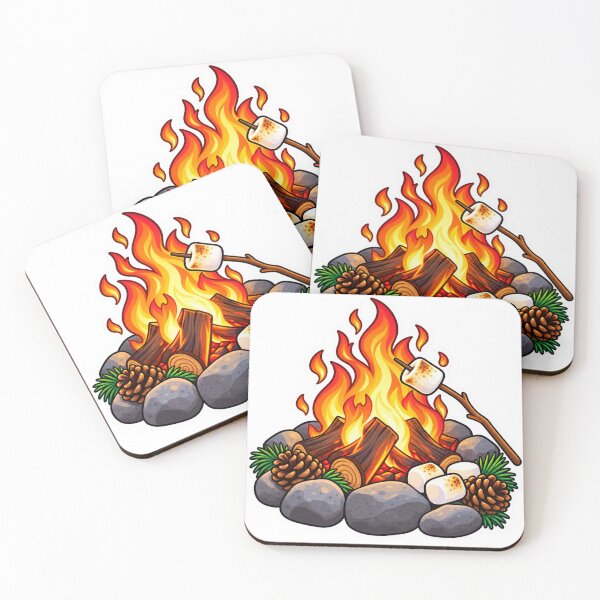 Item preview, Marshmallow campfire  designed and sold by FriendlyManitoba.