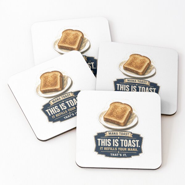 Item preview, Dungeon Crawler Carl Mana Toast It Refills Your Mana LitRPG Item Fan Art designed and sold by BrashBear.