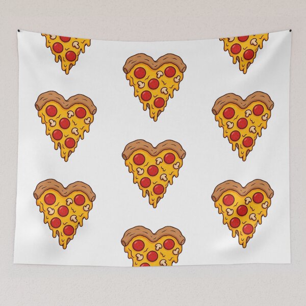 Item preview, Heart Shaped Pizza designed and sold by wingoo22.