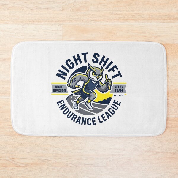 Item preview, Night Shift Endurance League Athletic Owl Relay Runner designed and sold by SplashTastic.