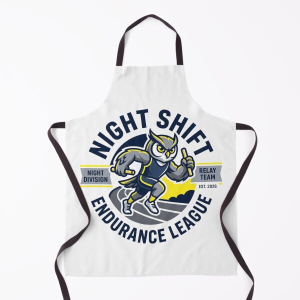Item preview, Night Shift Endurance League Athletic Owl Relay Runner designed and sold by SplashTastic.