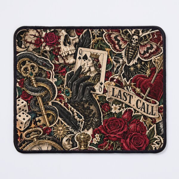 Item preview, Velvet Vice – Gothic Roses & Midnight Cocktails Collage designed and sold by Inked Legacy.