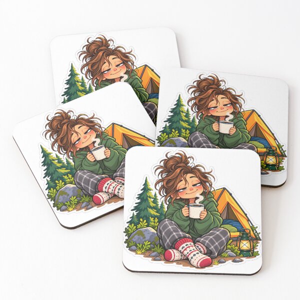 Item preview, Lazy morning at the campground  designed and sold by FriendlyManitoba.