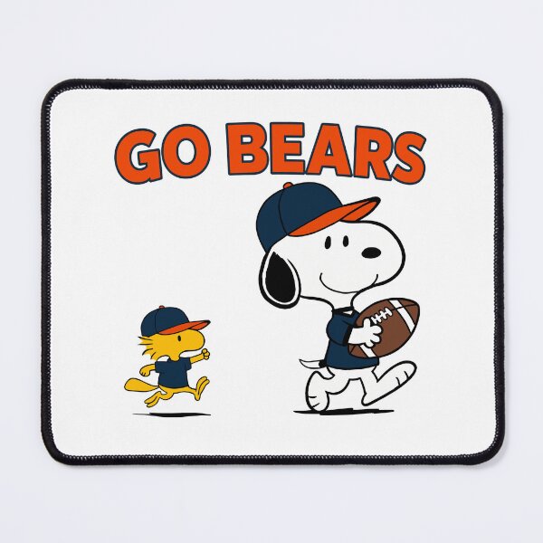 Item preview, Snoopy & Woodstock Chicago Bears Football Retro F639 designed and sold by GLUVY-THEME.