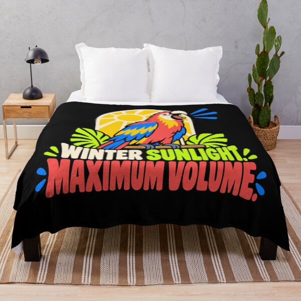 Item preview, Winter Sunlight Maximum Volume Loud Parrot Winter Humor designed and sold by DreamLayerStudio.