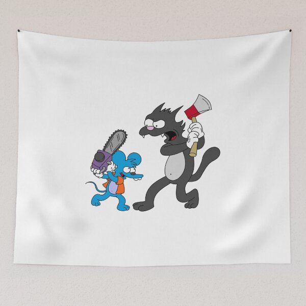 Item preview, Itchy And Scratchy designed and sold by VickyKuhnart.