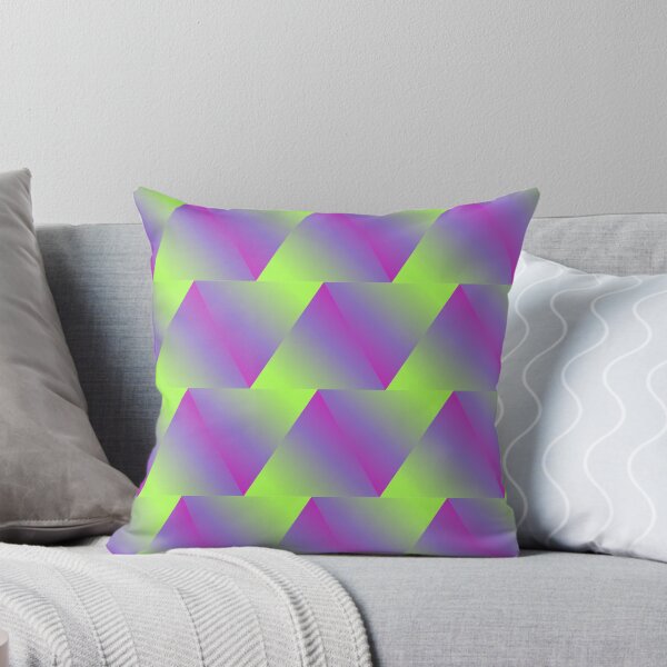 Item preview, Neon Green Purple Parallelogram Pattern designed and sold by István Beresnyák.