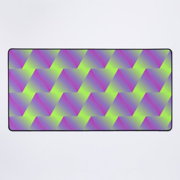 Item preview, Neon Green Purple Parallelogram Pattern designed and sold by István Beresnyák.