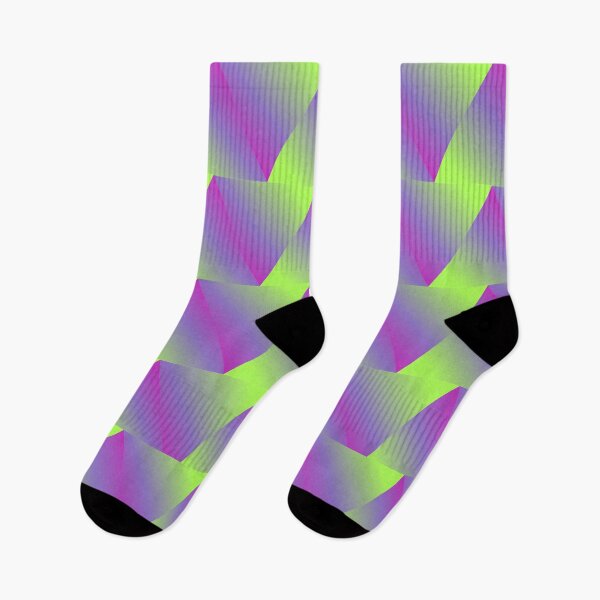 Item preview, Neon Green Purple Parallelogram Pattern designed and sold by István Beresnyák.