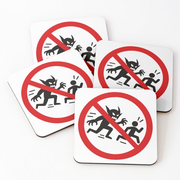 Item preview, No Chasing Humans designed and sold by MonkiFlipp.