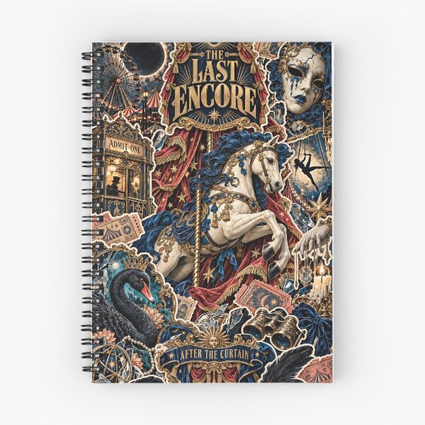 Item preview, The Last Encore – Midnight Carnival Sticker Bomb designed and sold by Inked Legacy.