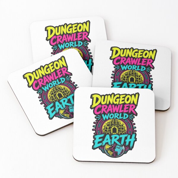 Item preview, Dungeon Crawler World Earth Neon Retro LitRPG Dungeon Crawler Carl Fan Art designed and sold by BrashBear.