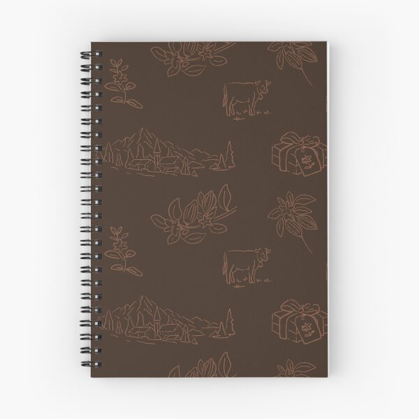 Item preview, Swiss Alpine Chocolate Toile Bittersweet Cocoa A8 designed and sold by MaddaMom.