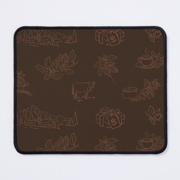 Item preview, Swiss Alpine Chocolate Toile Bittersweet Cocoa A8 designed and sold by MaddaMom.