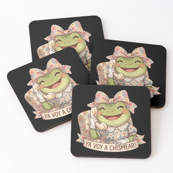 Item preview, Ya Voy A Chismear Cute Frog Phone Gossip  designed and sold by BeaBuzz.